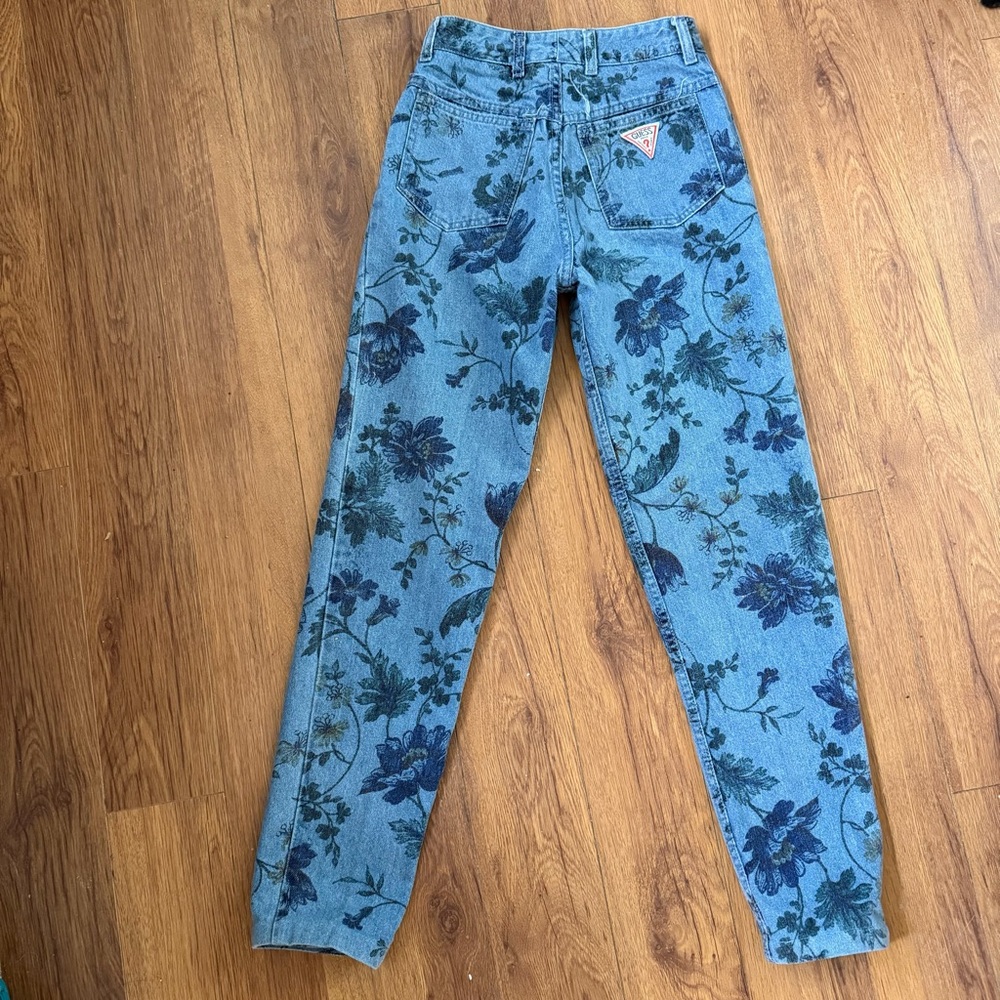 Vintage Guess Floral Jeans